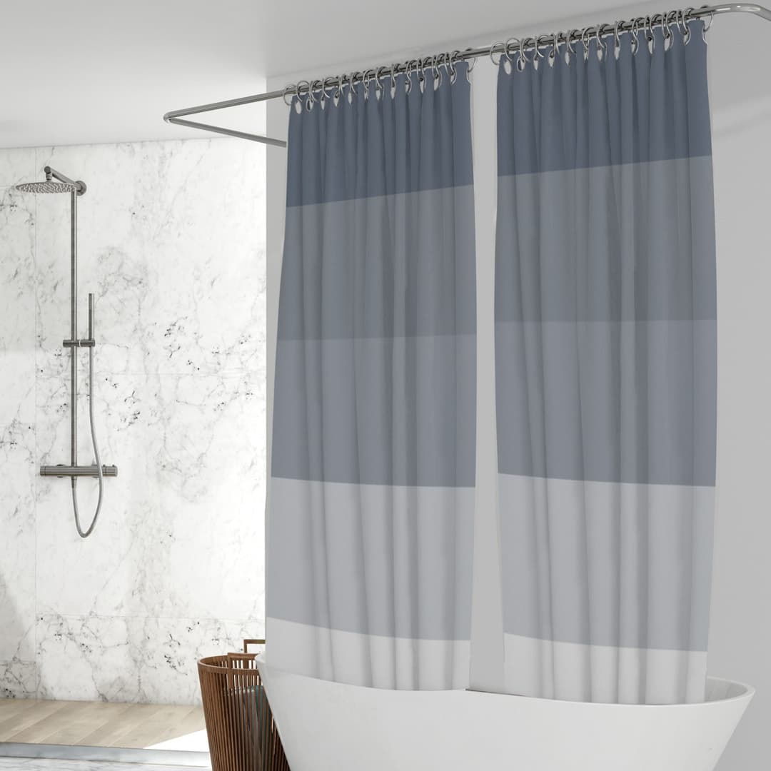 ZLN1046 İki Parçalı Duş Perdesi