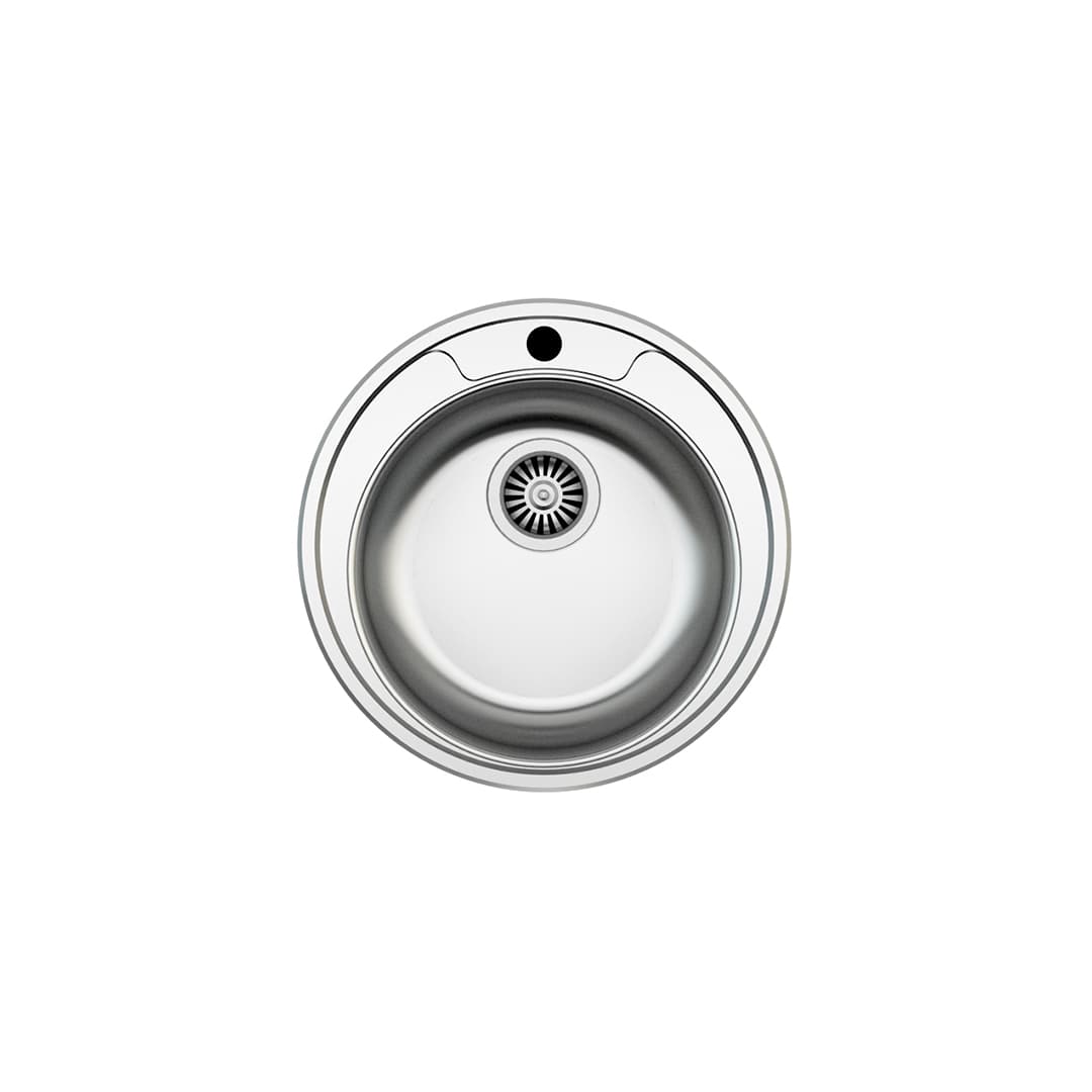 ZLN6300 Paslanmaz Çelik Ac48 Yuvarlak Lavabo (Kalınlık 0,6 Mm)