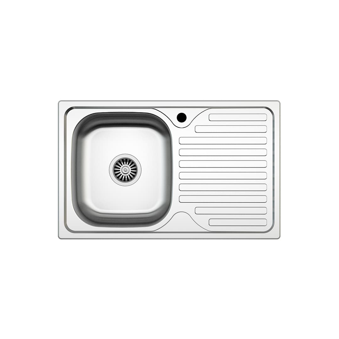 ZLN9188 43,5X76 Paslanmaz Çelik Evye (Kalınlık 0,6 Mm)